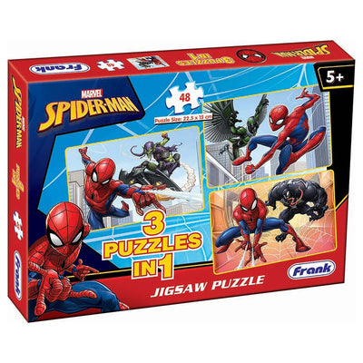 Spider-Man - 3 in 1 Puzzle - 48 Pieces Each