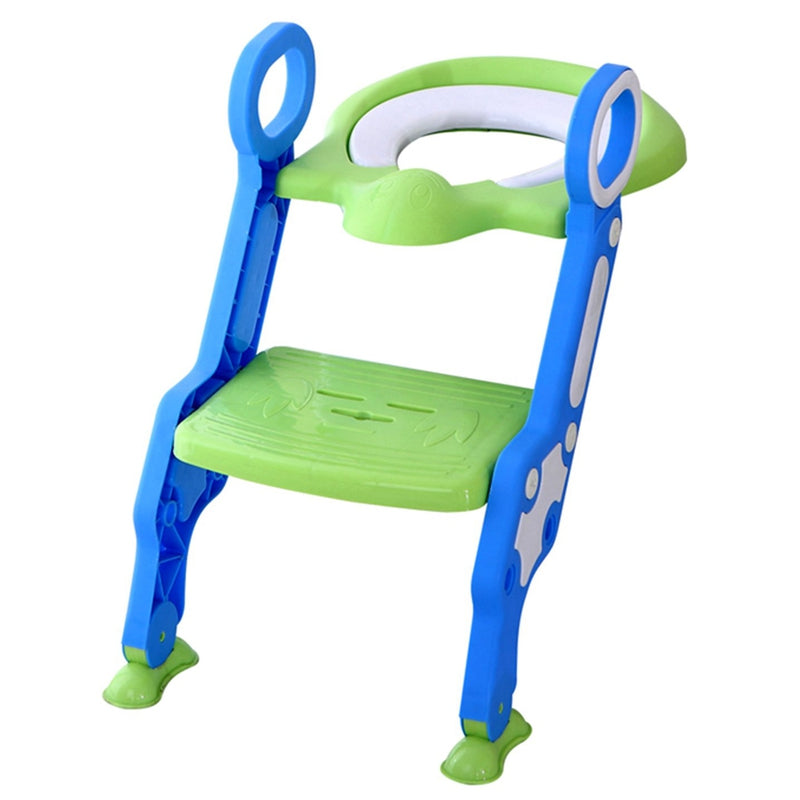 Step Stool Foldable Potty Trainer Seat- Green