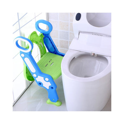 Step Stool Foldable Potty Trainer Seat- Green