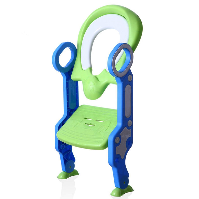 Step Stool Foldable Potty Trainer Seat- Green