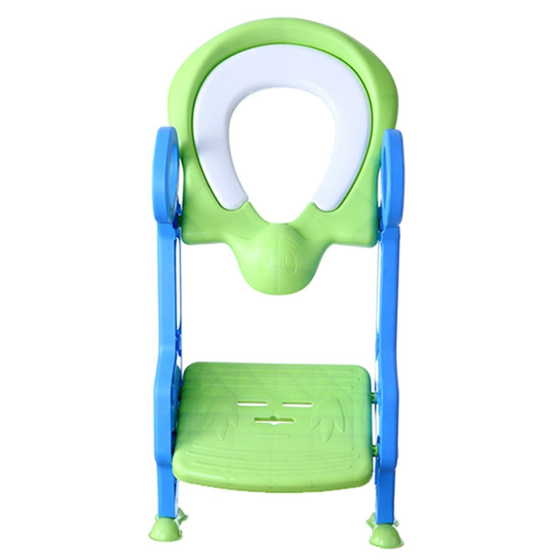 Step Stool Foldable Potty Trainer Seat- Green