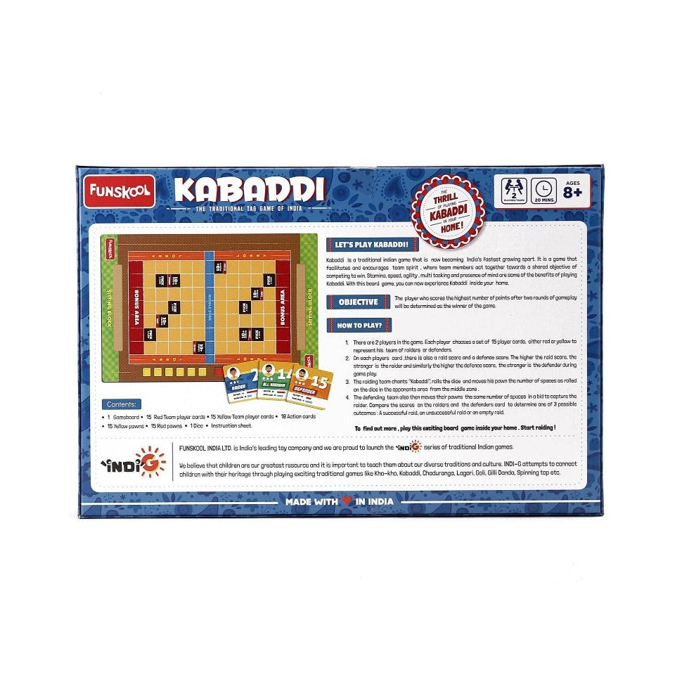 Kabaddi Board Game - Fun Action Game (Traditional Game of India)