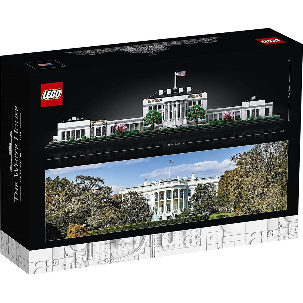 LEGO Architecture Collection: The White House Building Blocks Kit (1,483 Pieces) - 21054 -  (COD Not Available)