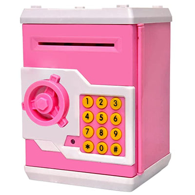 Piggy Bank with Electronic Lock (Pink)