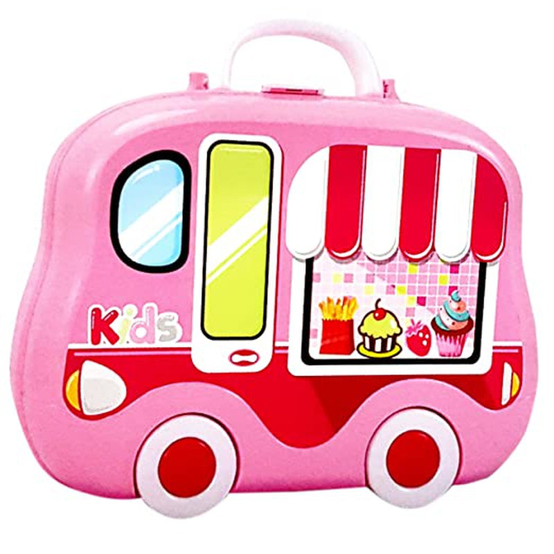 Luxury Kitchen Set with Briefcase and Accessories (Pink)