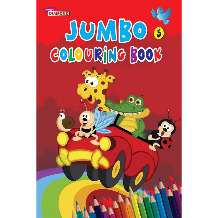 Jumbo Colouring Book 5th Series -  English