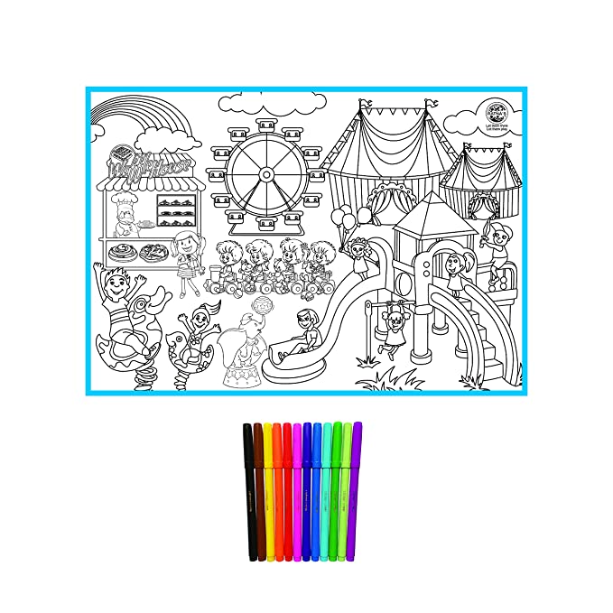 My Colouring Mat (Washable & Reusable Mat) for Kids