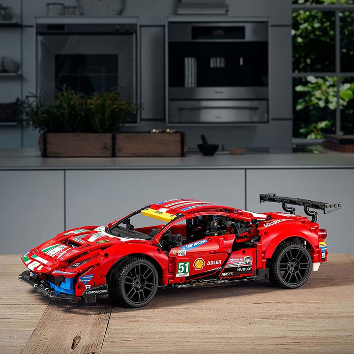 LEGO Technic Ferrari 488 GTE “AF Corse #51” Building Kit (1,677 Pieces) - 42125 -  (COD Not Available)