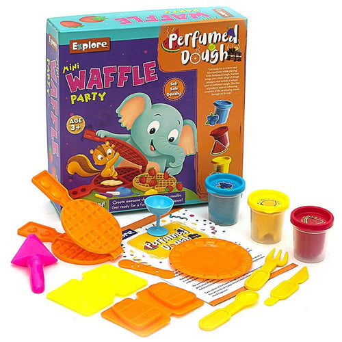 Eksploe Mini Waffle Party - Perfumed Dough Kit (3-8 Years)