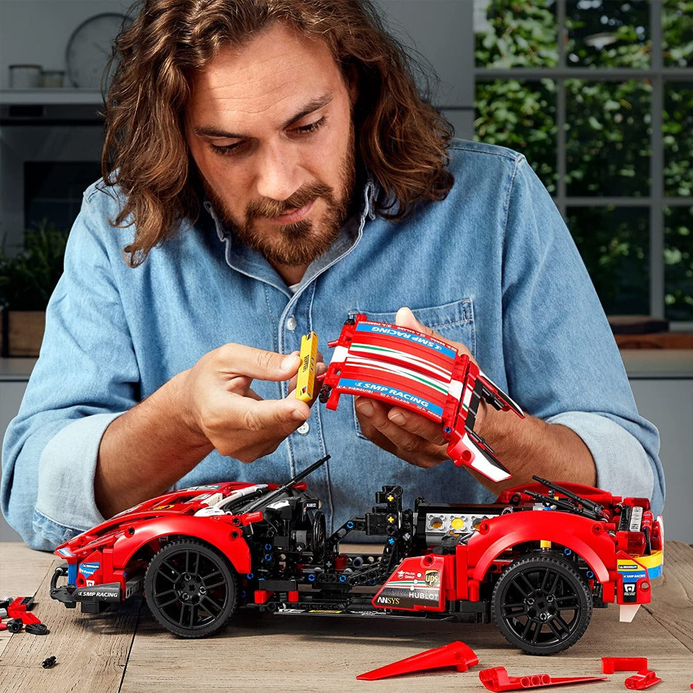 LEGO Technic Ferrari 488 GTE “AF Corse #51” Building Kit (1,677 Pieces) - 42125 -  (COD Not Available)