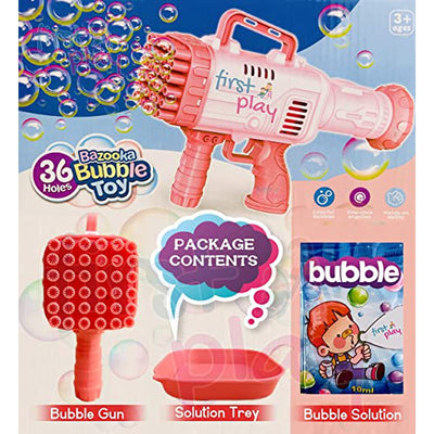 Bubble Gun 36 Hole  - Pink