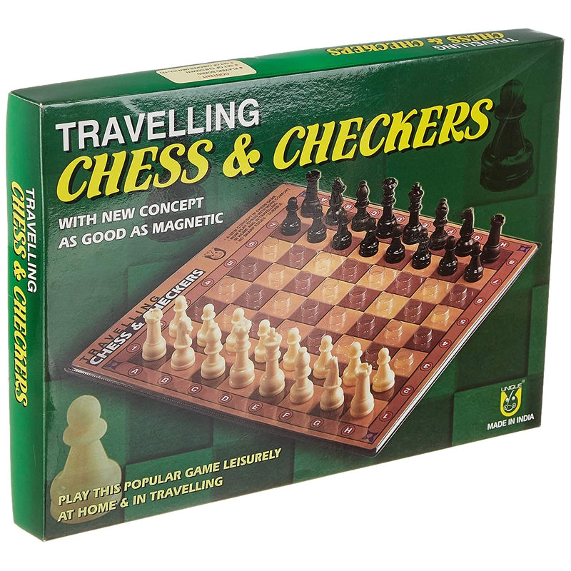 Travelling Chess and Checkers - Board Game