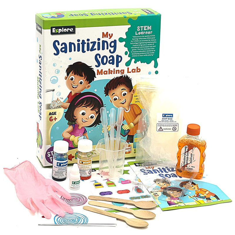 My Sanitizing Soap Making Lab Kit - STEM Learning Kit  (Explore)