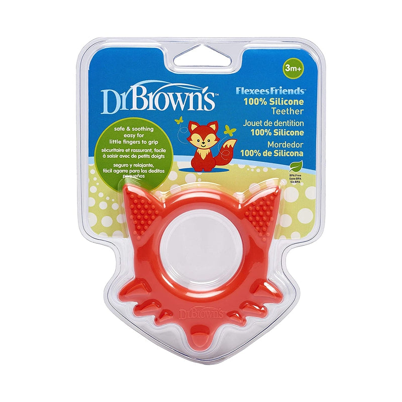 Playtime Teether & Rattle Flexees Friends Teether Fox