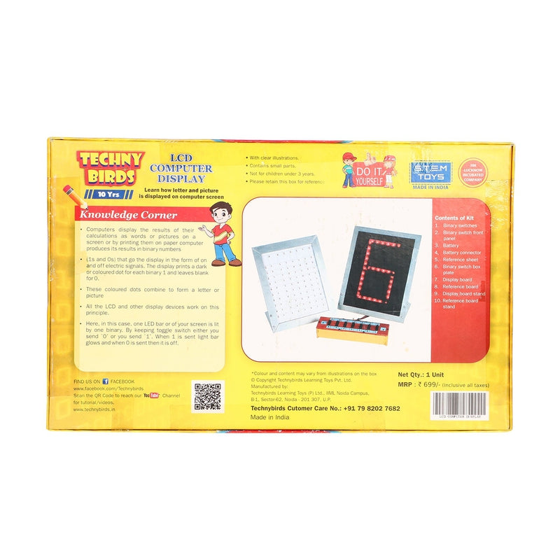 Educational Toy DIY Kit Computer Display/LCD