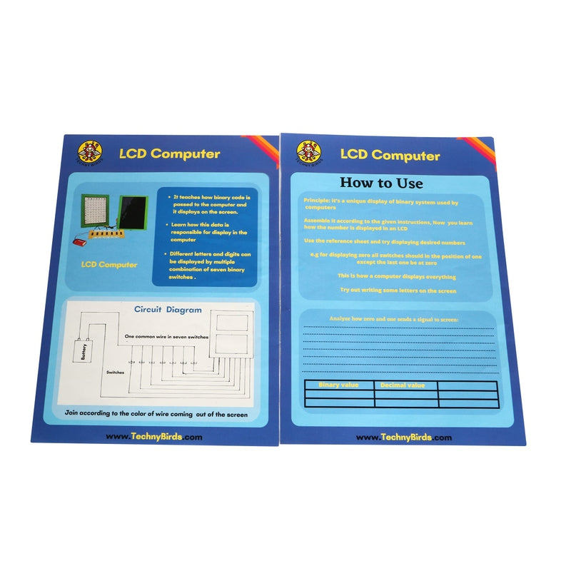 Educational Toy DIY Kit Computer Display/LCD