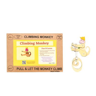 Wooden Fun Toy Climbing Monkey