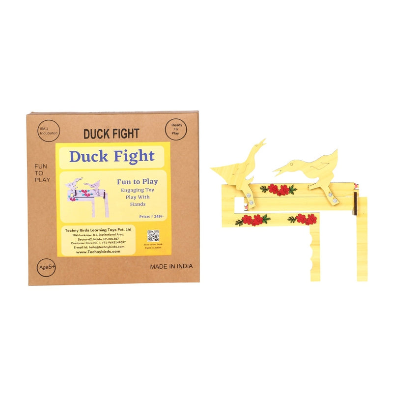 Wooden Fun Toy Duck Fight