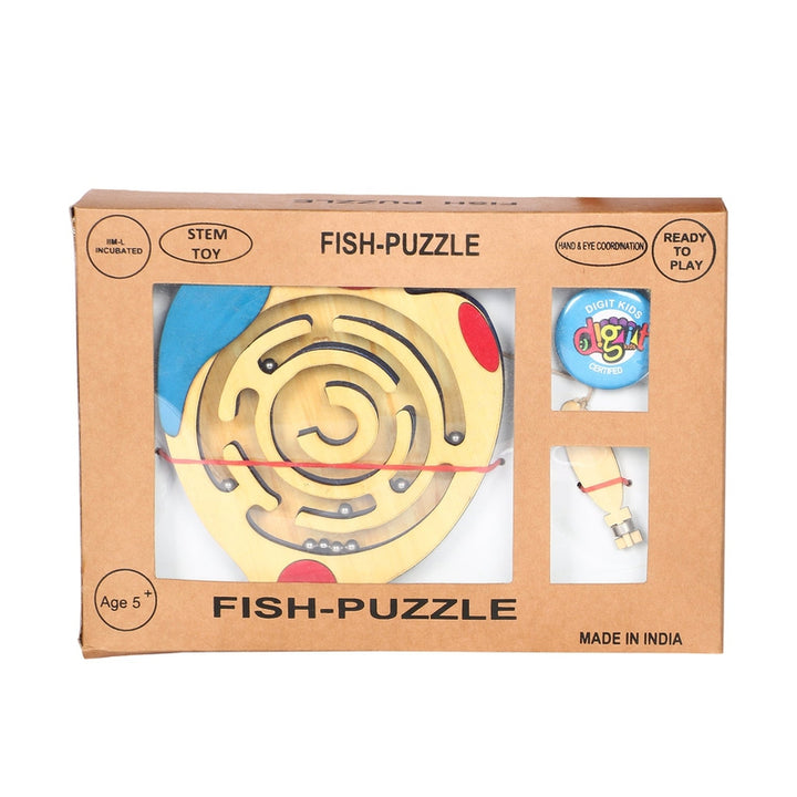 Wooden Fun Toy Fish Puzzle