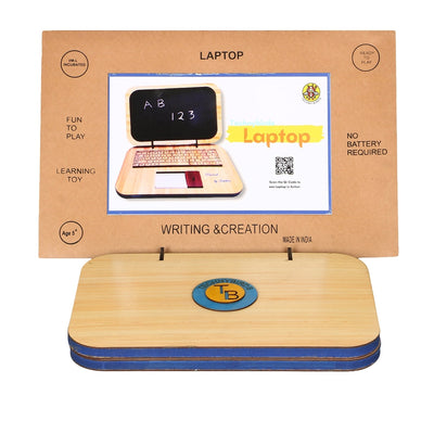 Wooden Fun Toy Laptop