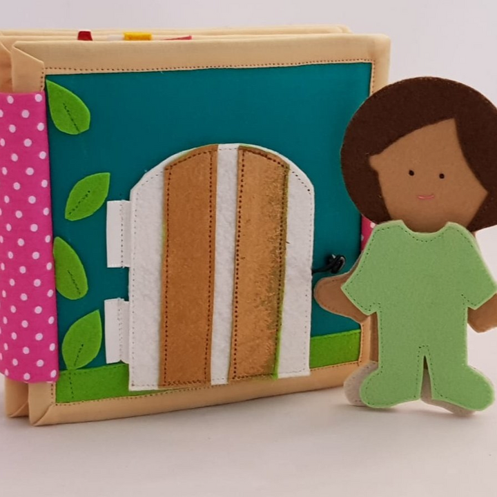 Doll House Mini Quiet Book | Girl Version - (8 Months - 2 Years)