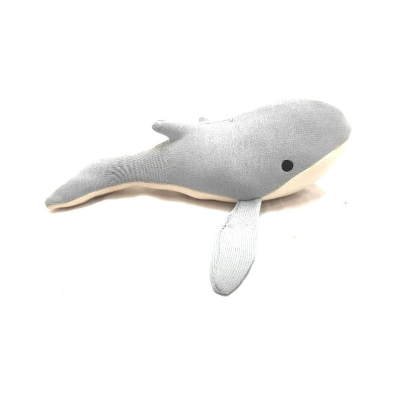 Cotton Knitted Whale Grey