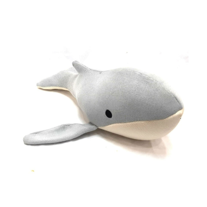Cotton Knitted Whale Grey