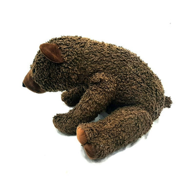 Sherpa Fur Bear Soft Toy Brown