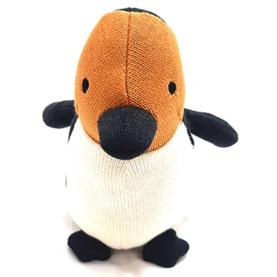Knitted Penguin Soft Toy
