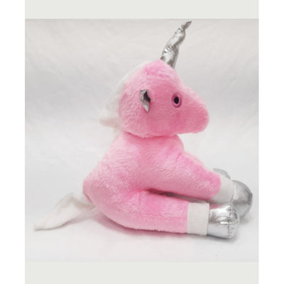 Sitting Unicorn Soft Toy Pink