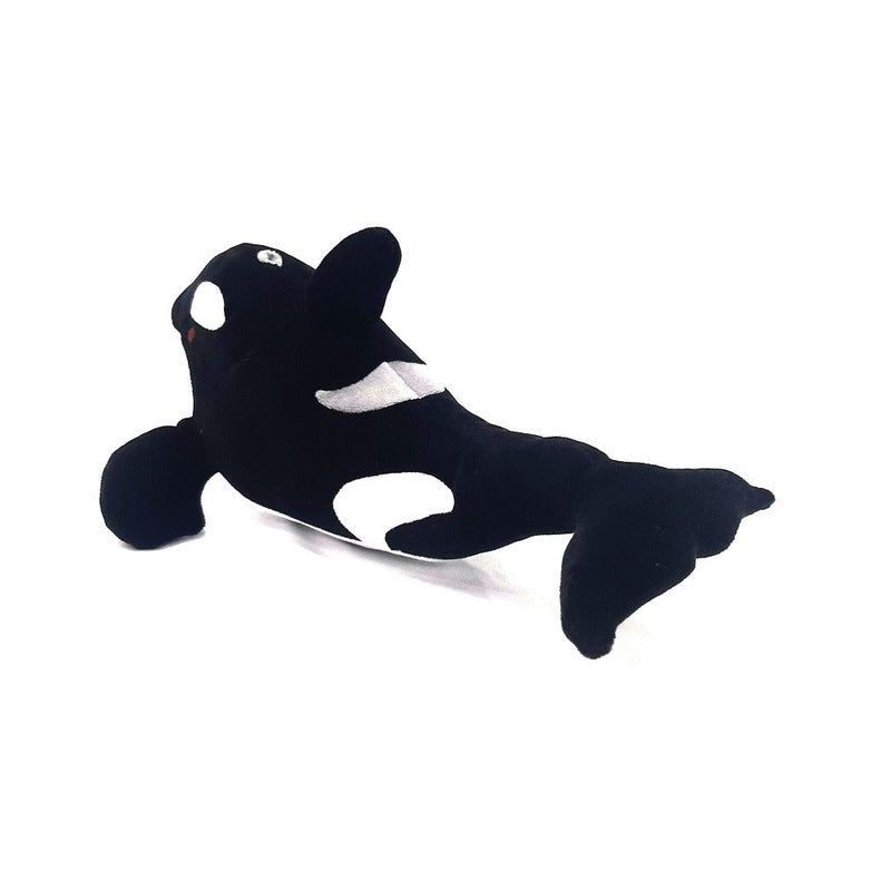 Orca Whale Soft Toy Black