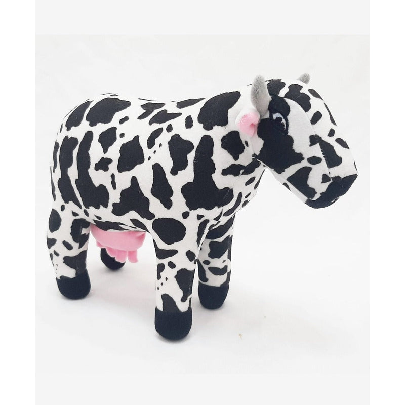 Cow Plush Soft Toy Black and White