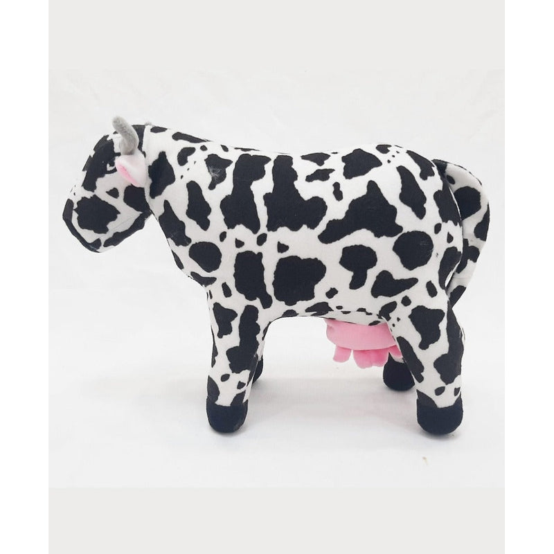 Cow Plush Soft Toy Black and White