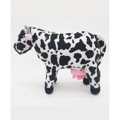 Cow Plush Soft Toy Black and White
