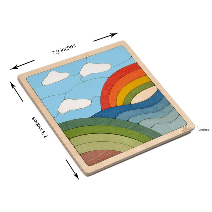 Rainbow Wooden Puzzle - 25 Pieces (3-4 Years)