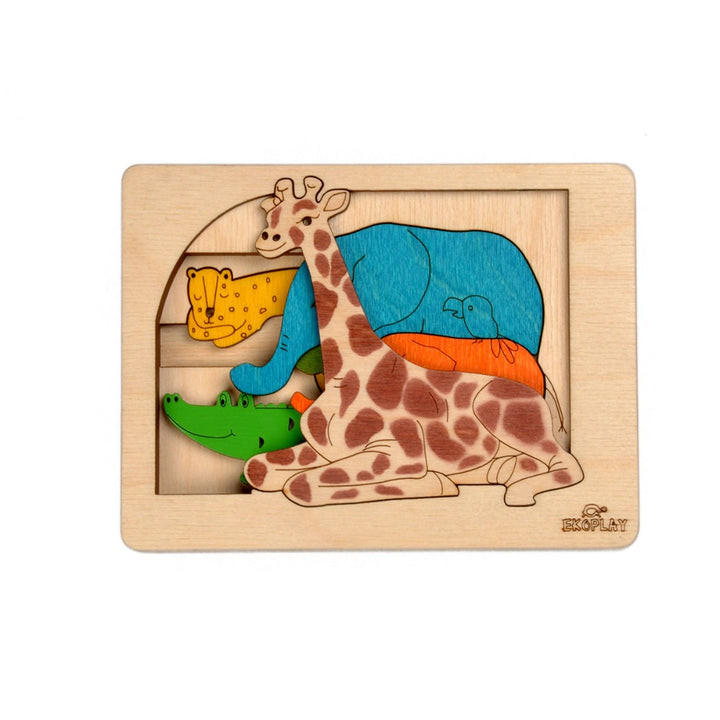 Jungle Animals - Wooden Puzzle