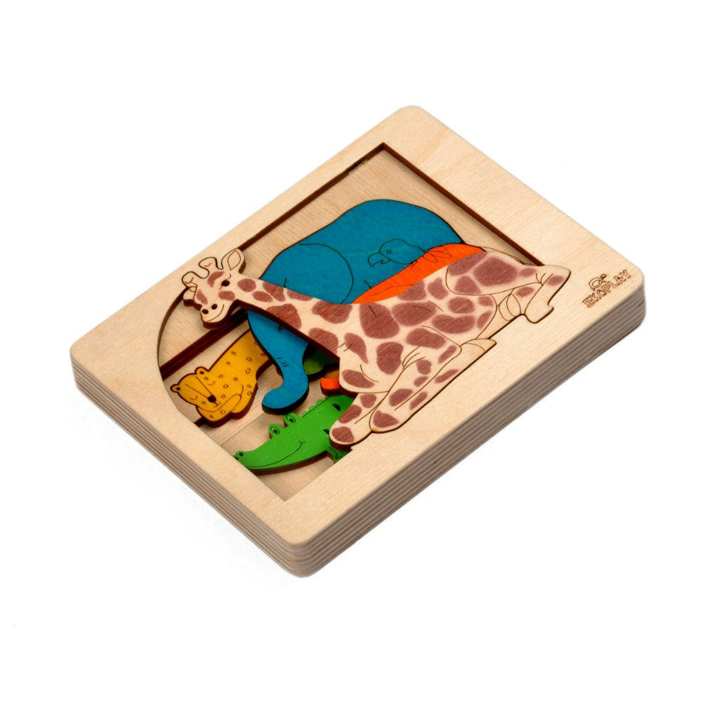 Jungle Animals - Wooden Puzzle