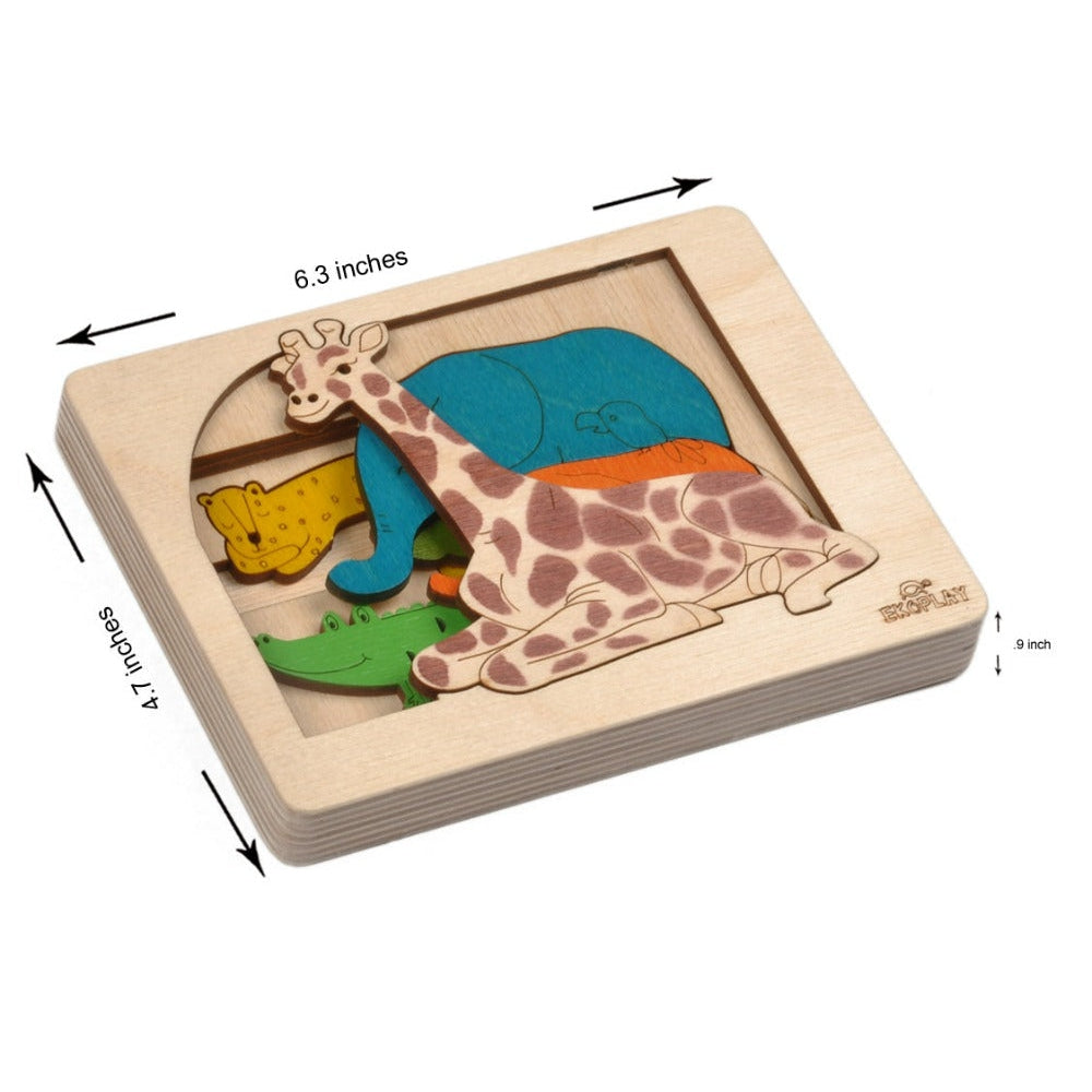 Jungle Animals - Wooden Puzzle