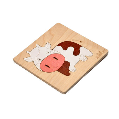Happy Cow - Wooden Puzzle