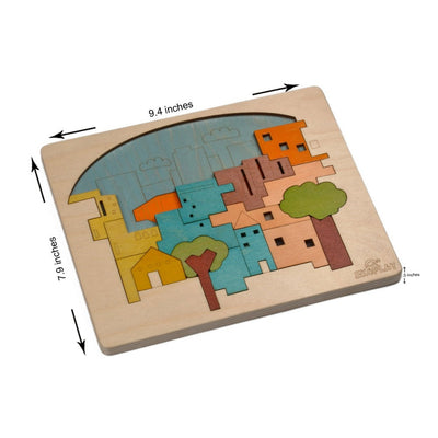 City Construction - Wooden Puzzle