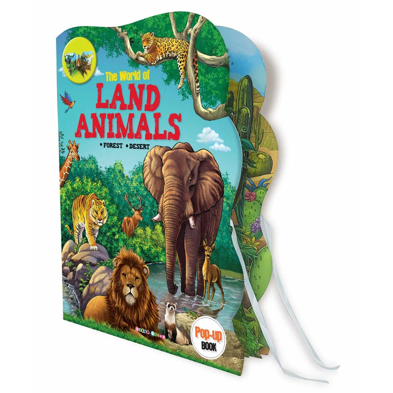 The World of Land Animals Pop Up STEAM Book