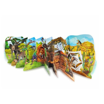 The World of Land Animals Pop Up STEAM Book