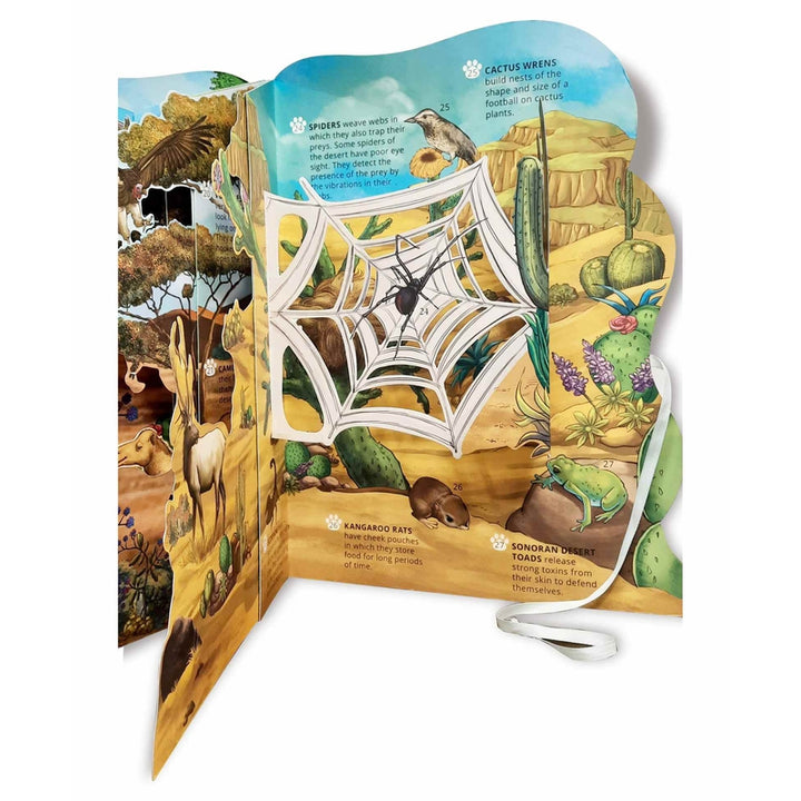 The World of Land Animals Pop Up STEAM Book