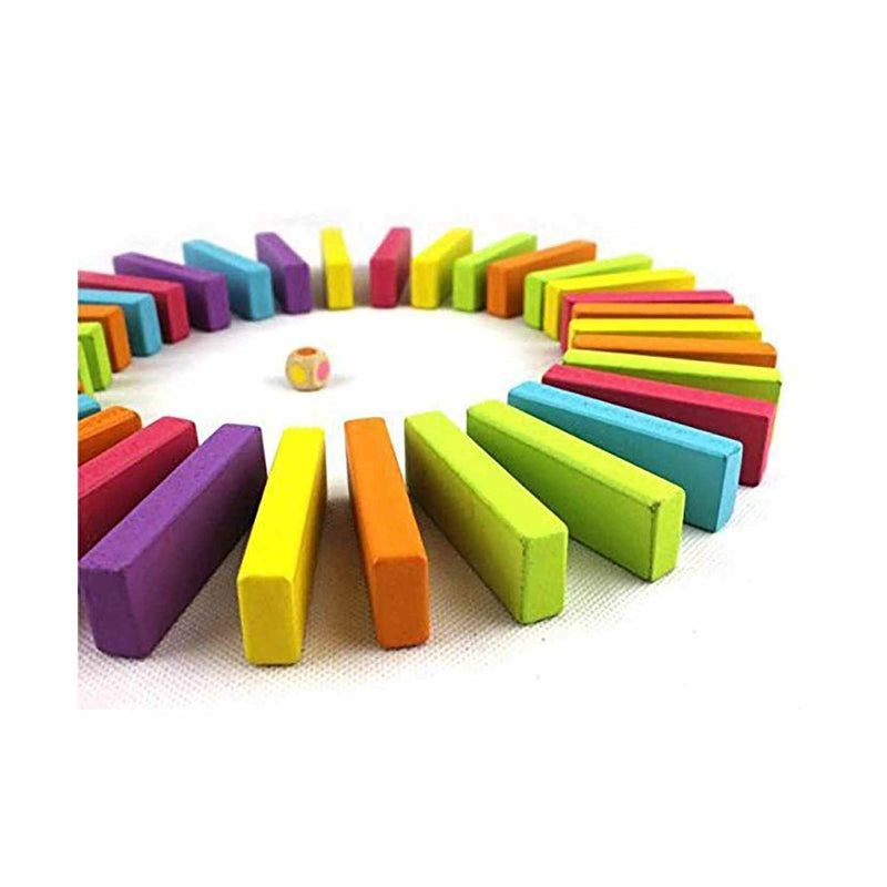 Wooden Colorful Building Blocks Set Multicolor - 48 Pieces