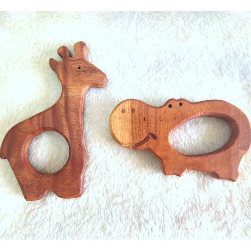 Neem Teether (Giraffe & Hippo)