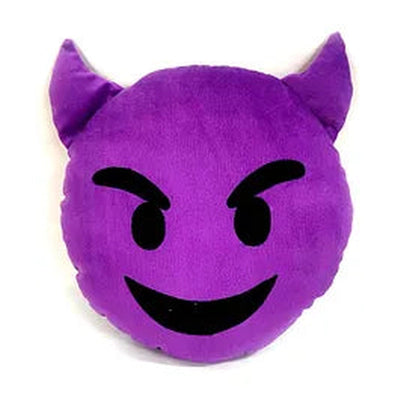 Emoji  Cushion (Purple) - 30 cm