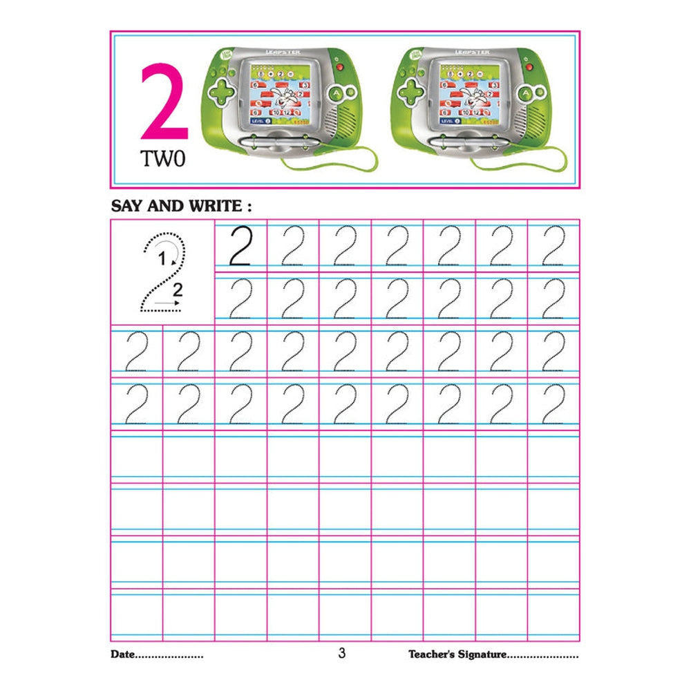 Number Writing Book 1-10