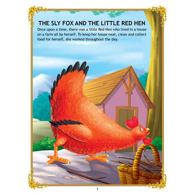 The Sly Fox and the Little Red Hen - Story Book