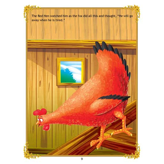 The Sly Fox and the Little Red Hen - Story Book