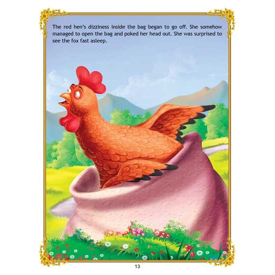 The Sly Fox and the Little Red Hen - Story Book